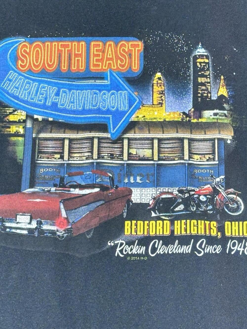 Harley-Davidson Motorcycle Original Rebels Devil T-shirt XL Cleveland Ohio - Picture 4 of 8
